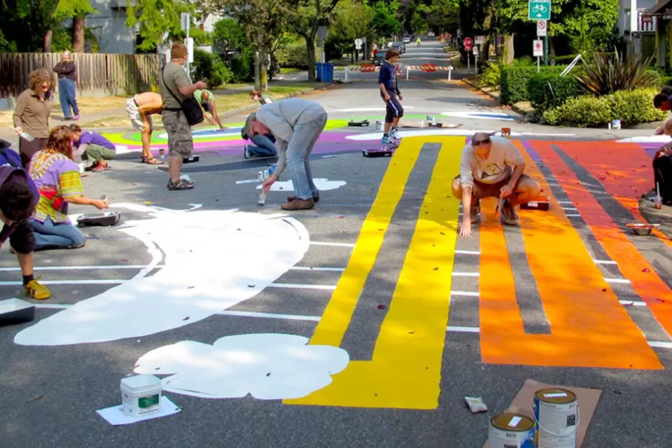 A collaborative art project